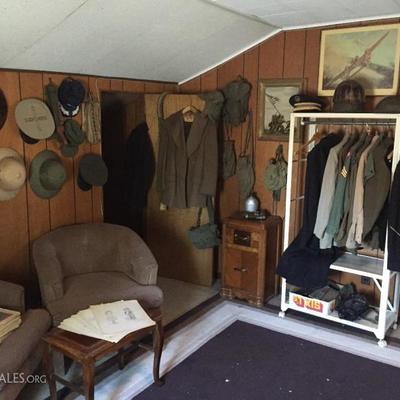 WWII Helmets, Uniforms, Canteens, and more!
