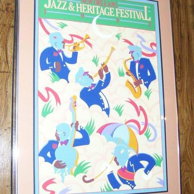 Several Jazz Fest posters in this sale.