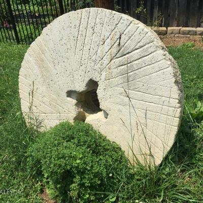Large Antique Mill Stone