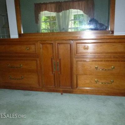 Long Dresser with Mirror