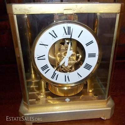 MLE109 Gorgeous Vintage Jaeger-LeCoultre Atmos Brass Clock
