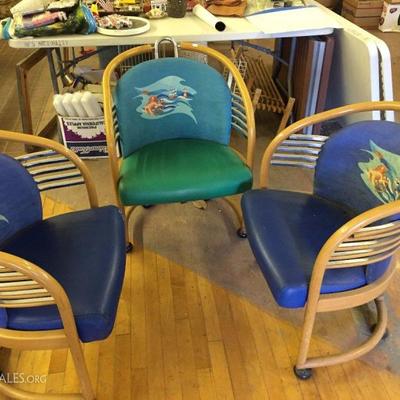 LOVE THESE
4TH CHAIR NEEDS TLC