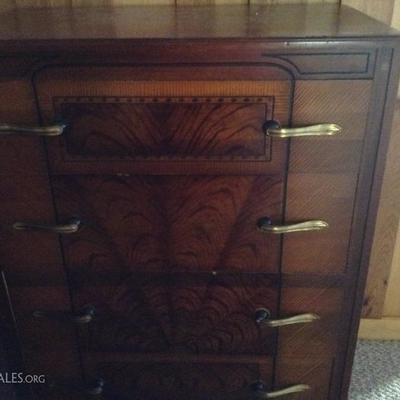 Antique Veneer Dresser