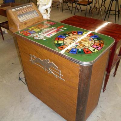 1930's Horse Race Slot Machine Working