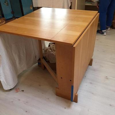 Narrow drop side table. Sewing table