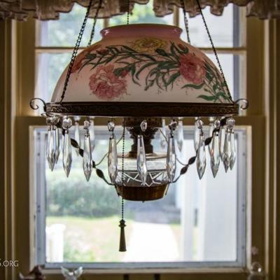 Dangling prism vintage lantern lamp
