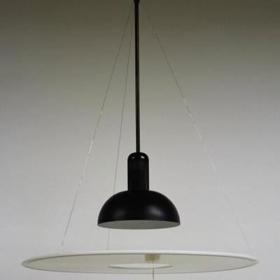 Frisbi Pendant Light - Designer:  Achille Castiglioni - Beautiful!  Unique and we have one!!!