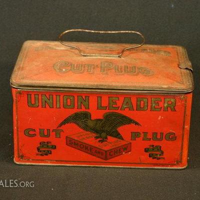 Vintage Union Leader Cut Plug Tray