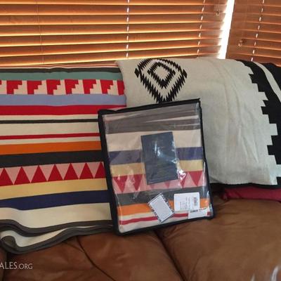 Pendleton blankets, queen and king sizes