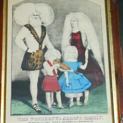 The Wonderful Albino Family - Circus Memorabilia