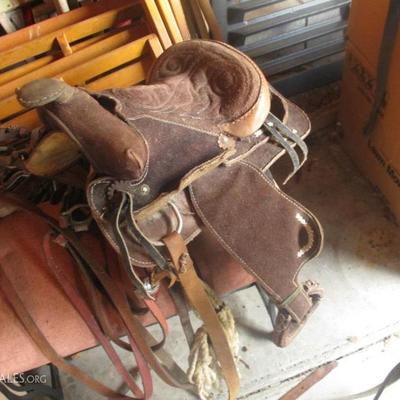 KID ROCK'S SADDLE FOR HIS PONY
